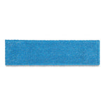 Load image into Gallery viewer, Adaptable Flat Mop Pads, Microfiber, 19.5 X 5.5, Blue