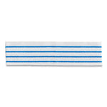 Load image into Gallery viewer, Disposable Microfiber Pad, 4.75 X 19, White/blue Stripes, 50/pack, 3 Packs/carton