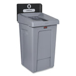 Load image into Gallery viewer, Slim Jim Recycling Station 1-stream, Landfill Recycling Station, 33 Gal, Resin, Gray