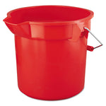 Load image into Gallery viewer, Brute Round Utility Pail, 14 Qt, Plastic, Red, 12" Dia
