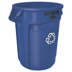 Load image into Gallery viewer, Brute Recycling Container, 32 Gal, Polyethylene, Blue