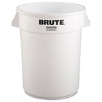 Load image into Gallery viewer, Vented Round Brute Container, 32 Gal, Plastic, White