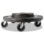 Load image into Gallery viewer, Brute Quiet Dolly, 250 Lb Capacity, 18.25" Diameter X 6.63"h, Black
