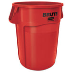 Load image into Gallery viewer, Vented Round Brute Container, 44 Gal, Plastic, Red