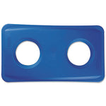 Load image into Gallery viewer, Lid For Slim Jim Bottle Recycling Container, 20.38w X 11.38d X 2.75h, Blue