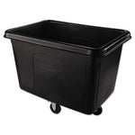 Load image into Gallery viewer, Cube Truck, 105 Gal, 500 Lb Capacity, Plastic, Black