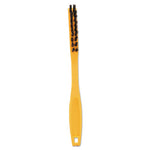 Load image into Gallery viewer, Synthetic-fill Tile And Grout Brush, Black Plastic Bristles, 2.5" Brush, 8.5" Yellow Plastic Handle