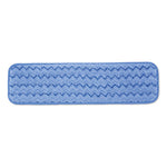 Load image into Gallery viewer, Microfiber Wet Room Pad, Split Nylon/polyester Blend, 18", Blue, 12/carton