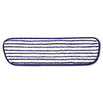 Load image into Gallery viewer, Microfiber Finish Pad, 18 X 5.5, Blue/white, 6/box