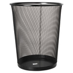 Load image into Gallery viewer, Mesh Round Wastebasket, 4.5 Gal, Mesh, Black