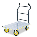 Load image into Gallery viewer, Stow-away Platform Truck, 1,000 Lb Capacity, 24 X 39 X 40, Aluminum/black