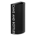 Load image into Gallery viewer, Mixx Recycling Center Half-round Receptacle, 23 Gal, Steel, Black, Ships In 1-3 Business Days