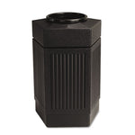 Load image into Gallery viewer, Canmeleon Indoor/outdoor Pentagon Receptacle, 30 Gal, Polyethylene, Black