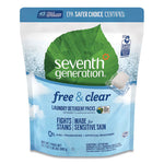 Load image into Gallery viewer, Natural Laundry Detergent Packs, Powder, Unscented, 45 Packets/pack