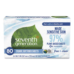 Load image into Gallery viewer, Natural Fabric Softener Sheets, Unscented, 80 Sheets/box