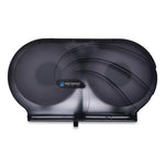 Load image into Gallery viewer, Twin 9" Jbt Toilet Tissue Dispenser, Oceans, 19 X 5.25 X 12, Transparent Black Pearl