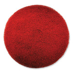 Load image into Gallery viewer, Ez Care Heavy Duty Scrub Pad, 20" Diameter, Red/gray, 5/carton