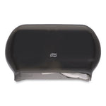 Load image into Gallery viewer, Twin Standard Roll Bath Tissue Dispenser, 12.75 X 5.57 X 8.25, Smoke