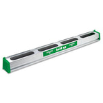 Load image into Gallery viewer, Hold Up Aluminum Tool Rack, 36w X 3.5d X 3.5h, Aluminum/green