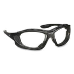 Load image into Gallery viewer, Seismic Sealed Eyewear, Black Polycarbonate Frame, Clear Polycarbonate Lens