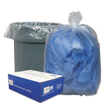 Load image into Gallery viewer, Linear Low-density Can Liners, 56 Gal, 0.9 Mil, 43" X 47", Clear, 10 Bags/roll, 10 Rolls/carton