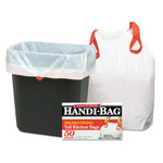 Load image into Gallery viewer, Drawstring Kitchen Bags, 13 Gal, 0.6 Mil, 24" X 27.38", White, 50/box