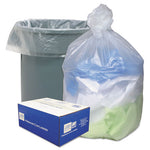 Load image into Gallery viewer, Can Liners, 33 Gal, 11 Mic, 33" X 40", Natural, 25 Bags/roll, 20 Rolls/carton
