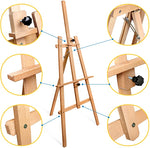 Load image into Gallery viewer, Wooden Studio Easel Stand