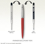 Load image into Gallery viewer, Custom Engraved Parker Jotter Pen – Matte Black Personalized Ballpoint Gift
