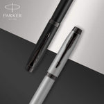 Load image into Gallery viewer, Personalized Parker IM Rollerball Pen – Blue Lacquer | Custom Engraved Gift | Luxury Parker Pen with Gift Box
