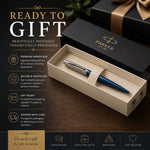 Load image into Gallery viewer, Personalized Parker Jotter XL Ballpoint Pen, Matte Blue Custom Engraved Luxury Gift Box
