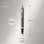 Load image into Gallery viewer, Personalized Parker IM Ballpoint Pen, Dark Espresso Metal, Engraved Gift for Him/Her
