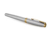 Parker Sonnet Stainless Steel GT Pen Gift Set, Gold Trim Ballpoint or Rollerball Pen, Luxury Executive Gift, Personalized Business Gift