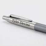 Load image into Gallery viewer, Personalized Parker Jotter XL Ballpoint Pen: Matte Gray Custom Engraved Luxury Pen Set Gift Box for Doctor,  Wedding, Graduation, Teacher
