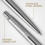 Load image into Gallery viewer, Personalized Parker Jotter Mechanical Pencil | Engraved Stainless Steel, Chrome Trim (Gift Box)
