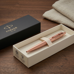Load image into Gallery viewer, Personalized Parker Jotter XL Rose Gold Ballpoint Pen – Custom Engraved Luxury Gift
