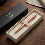Load image into Gallery viewer, Personalized Parker Jotter XL Rose Gold Ballpoint Pen – Custom Engraved Luxury Gift
