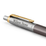 Load image into Gallery viewer, Personalized Parker Jotter XL Pen, Gray Lacquer, Engraved Ballpoint Gift
