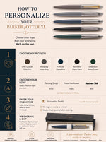 Load image into Gallery viewer, Personalized Parker Jotter XL Ballpoint Pen, Custom Engraved Executive Gift
