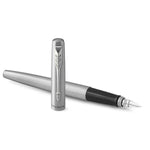 Load image into Gallery viewer, Personalized Parker Jotter Stainless Steel Fountain Pen, Engraved Luxury Gift, Custom Writer's Instrument
