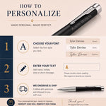Load image into Gallery viewer, Personalized Parker Urban Ballpoint Pen, Black Matte, Custom Engraved Pen, Gift Boxed
