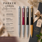 Load image into Gallery viewer, Personalized Parker Urban Ballpoint Pen, Laser Engraved, Official Gift Box, Executive Gift
