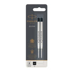 Load image into Gallery viewer, Genuine Parker Gel Ink Refills: Blue &amp; Black, 0.7mm Medium Tip (2 Pack)
