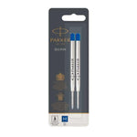 Load image into Gallery viewer, Genuine Parker Gel Ink Refills: Blue &amp; Black, 0.7mm Medium Tip (2 Pack)
