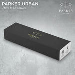 Load image into Gallery viewer, Personalized Parker Urban Ballpoint Pen, Black Matte, Custom Engraved Pen, Gift Boxed
