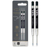 Load image into Gallery viewer, Genuine Parker Gel Ink Refills: Blue &amp; Black, 0.7mm Medium Tip (2 Pack)
