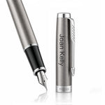 Load image into Gallery viewer, Personalized Parker IM Stainless Steel Fountain Pen, Engraved Executive Gift
