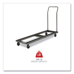 Load image into Gallery viewer, Chair/table Cart, Metal, 600 Lb Capacity, 20.86&quot; X 50.78&quot; To 72.04&quot; X 43.3&quot;, Black
