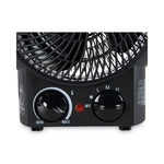 Load image into Gallery viewer, Heater Fan, 1,500 W, 8.25 X 4.37 X 9.5, Black
