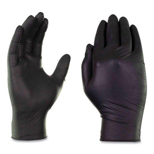 Industrial Nitrile Gloves, Powder-free, 5 Mil, Black, Xx-large, 100 Gloves/box, 10 Boxes/carton